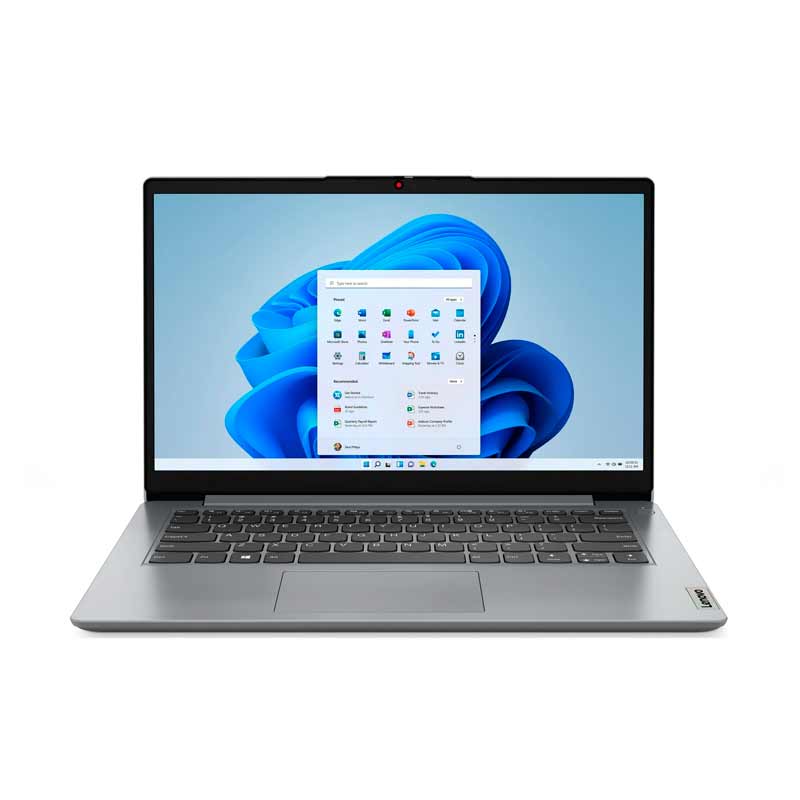 Laptop Lenovo IdeaPad 1 14IJL7 14" Celeron N4500 4GB RAM 128GB eMMC W11 Home Gris Teclado Inglés