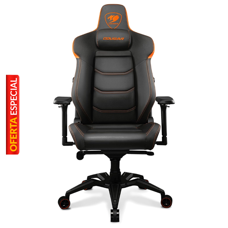 Silla Gaming Cougar Armor EVO Negro Naranja Open Box