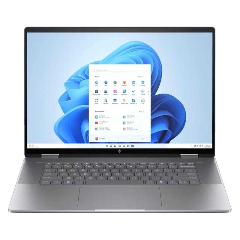 Laptop HP Envy x360 AMD Ryzen 7 8840HS Pantalla Táctil OLED 3K 16GB RAM 1TB SSD Plateado W11 Home Teclado Español