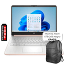 Laptop HP 14-DQ6015DX 14" Celeron N150 4GB RAM 128GB UFS W11 Home Rosado Teclado Ingles