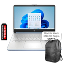 Laptop HP 14-DQ6012DX 14" Celeron N150 4GB RAM 128GB UFS W11 Home Celeste Teclado Ingles