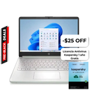 Laptop HP 14-DQ6013DX 14" Celeron N150 4GB RAM 128GB UFS W11S Home Verde Teclado Inglés