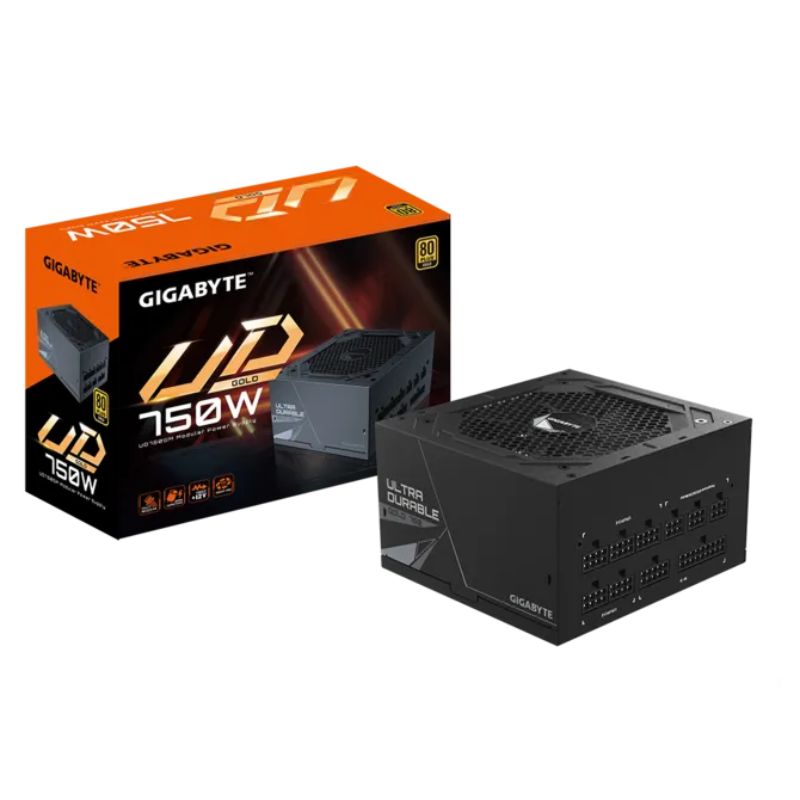 Fuente de Poder 750W Gigabyte UD750GM 80 Plus Oro