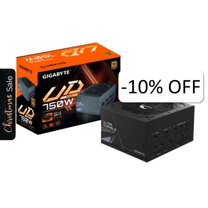 Fuente de Poder 750W Gigabyte UD750GM PG5 80 Plus Oro