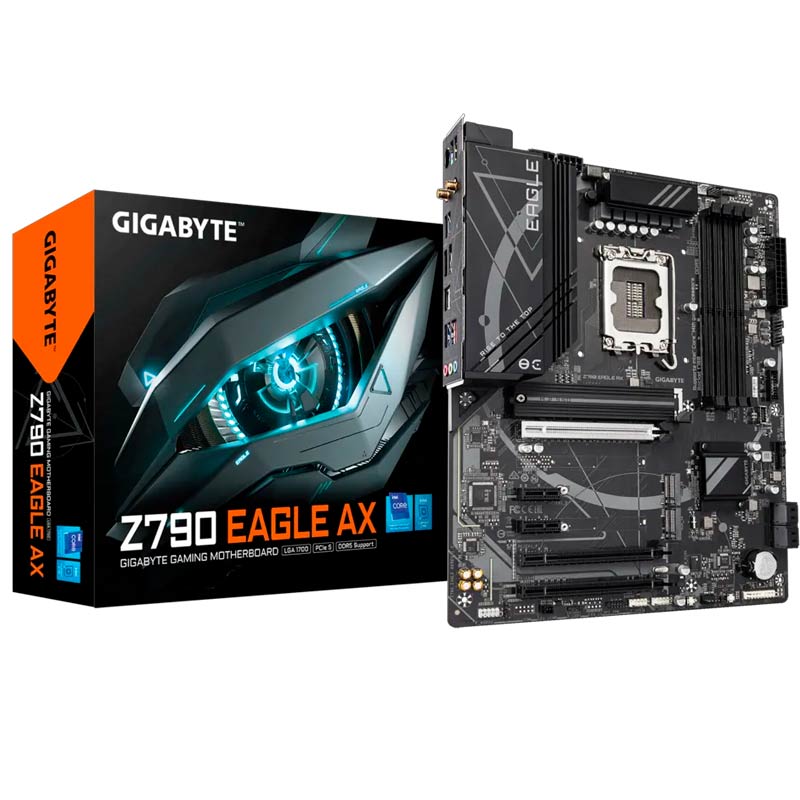 Motherboard Gigabyte Z790 Eagle AX LGA1700 12th, 13th y 14th Gen 4x DDR5 ATX