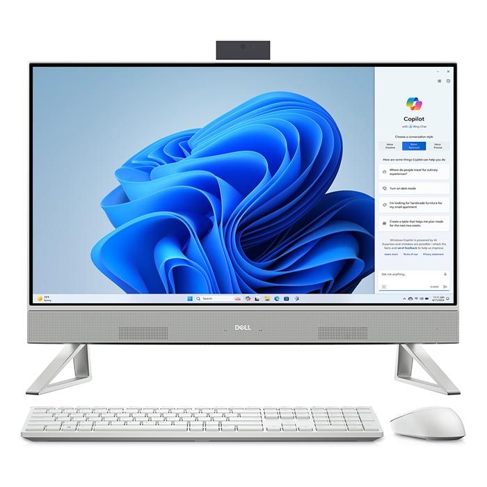 Computadora AIO Dell Inspiron 5430 23.8" Touchscreen i5 1334U 8GB RAM 512GB SSD W11 Home Teclado Ingles