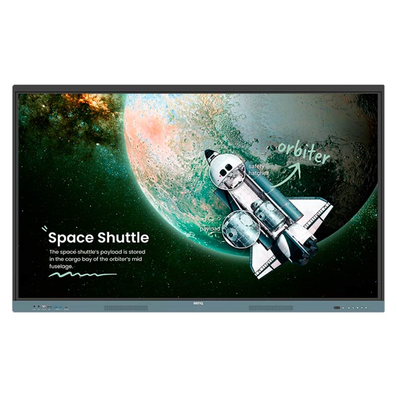 Pantalla Interactiva Táctil 75" BenQ RE7504 4K UHD IPS USB-C
