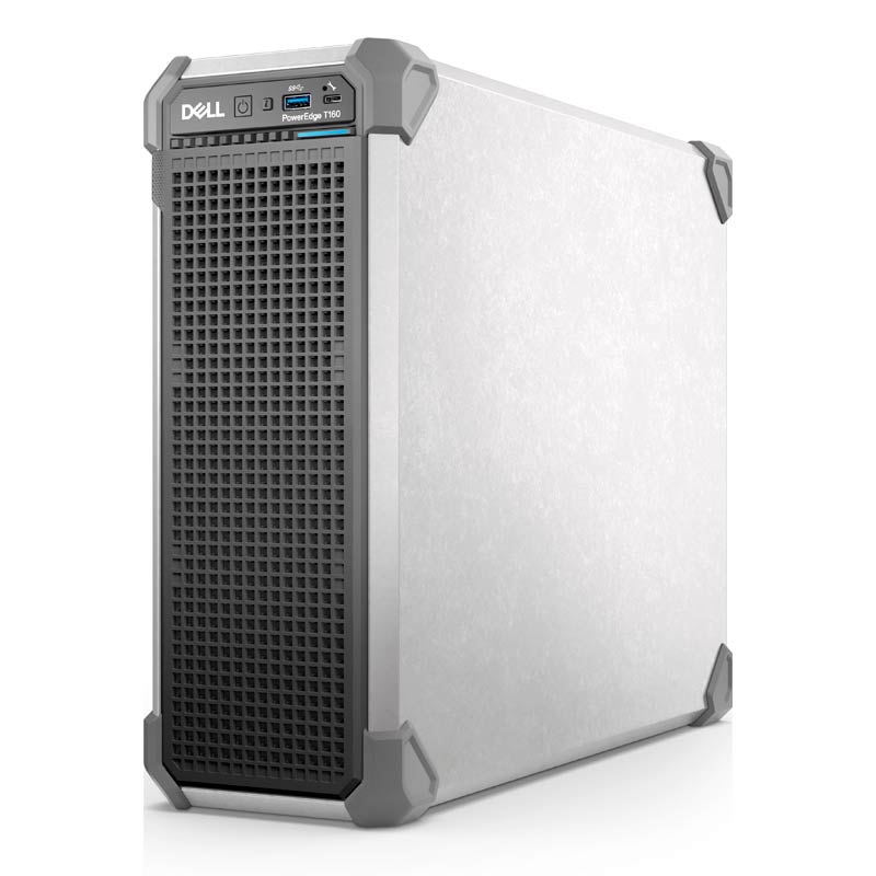 Servidor Dell PowerEdge T160 Intel Xeon E-2434G 16GB RAM 2TB HDD IDRAC 9 Básico 300 Watts 1 año Garantía ProSupport NBD