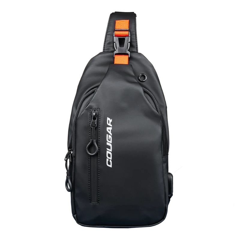 Mochila Cougar UNIRIDE Negro-Naranja