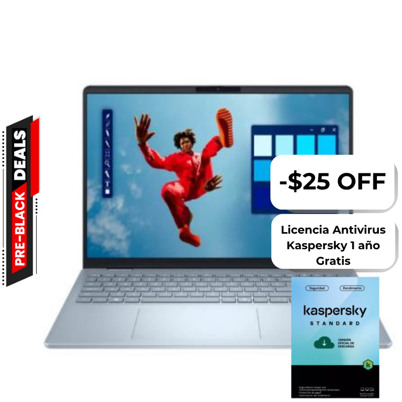 Laptop Dell 16 Plus 16" Intel Core Ultra 7 256V 16GB RAM 1TB SSD W11 Home Plateado  Teclado Inglés