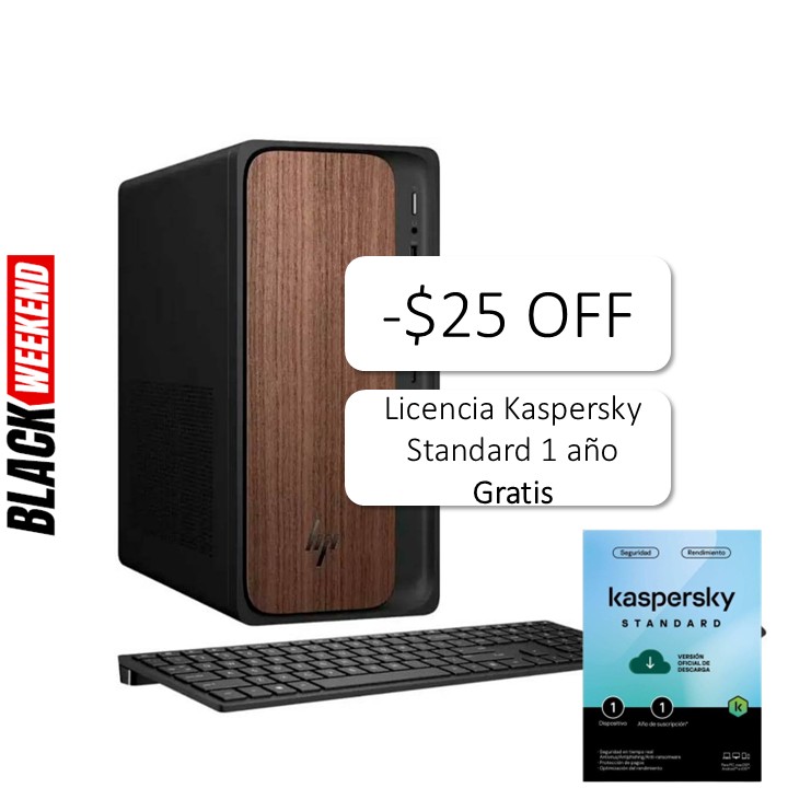 Computadora HP OmniDesk Intel Core Ultra 7 265 16GB RAM 1TB SSD W11 Home Teclado Inglés