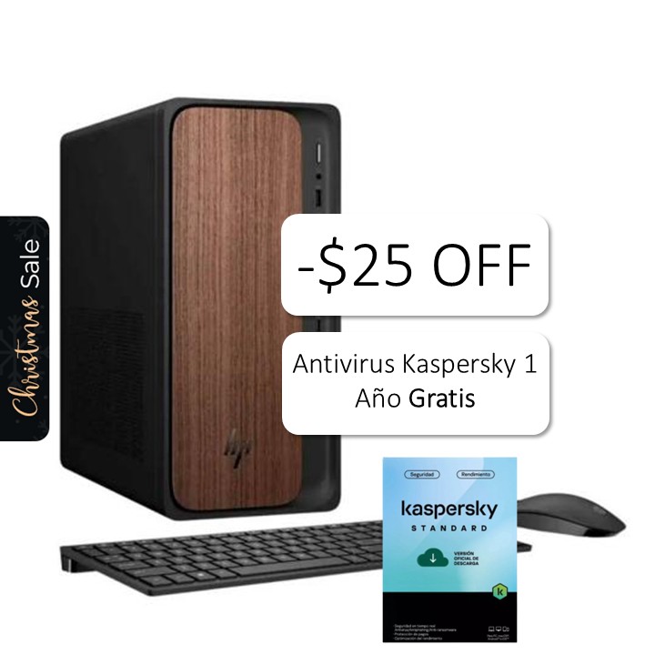 Computadora HP OmniDesk Intel Core Ultra 7 265 16GB RAM 1TB SSD W11 Home Teclado Inglés