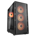 Case Gaming Cougar AirFace Pure Pro Media Torre ATX Negro (Sin Fuente)