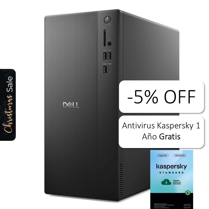 Computadora Dell ECT Intel Core Ultra 5 225 8GB RAM 512GB SSD W11 Home Inglés