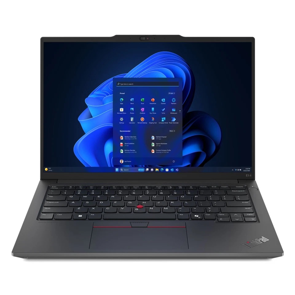 Laptop Lenovo ThinkPad E14 Gen 6 14" Intel Ultra 7 155U 32GB RAM 1TB SSD W11 Pro Teclado Ingles