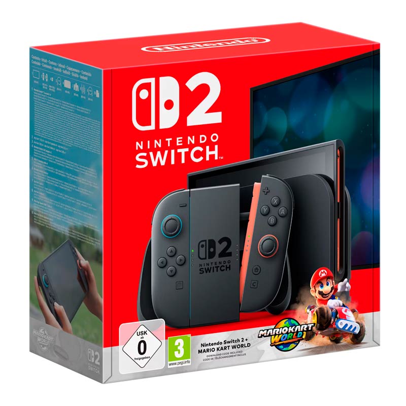 Consola Nintendo Switch 2 Version Hong Kong + Mario Kart World