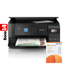 Kit Impresora Epson Inyección Multifuncional EcoTank L3560 Wi-Fi + Licencia de Microsoft 365 Personal ESD 1 Año ***FISICA***