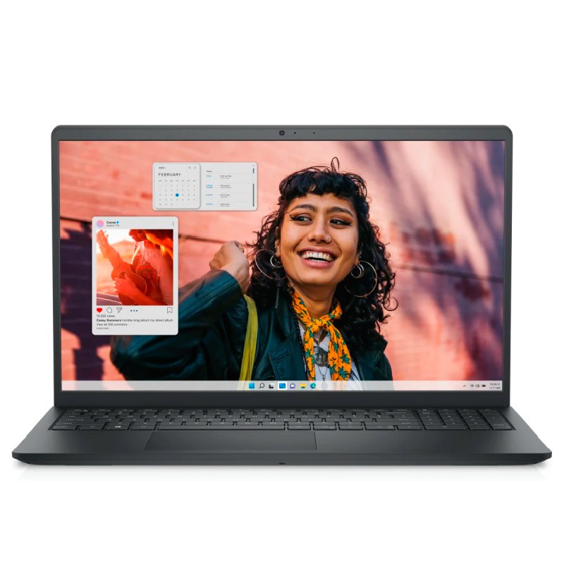 Laptop Dell Inspiron 3530 15.6" Intel Core i3-1305U 8GB RAM 512GB SSD Negra W11 Home Teclado en ingles