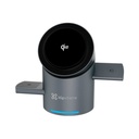 Estación de Carga Inalámbrica Klip Xtreme 3-en-1 Qi2 Magnética 15W Plegable