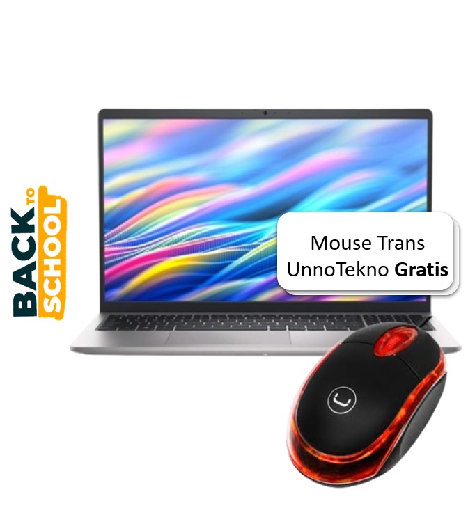 Laptop Dell DC15250 15.6" Intel Core i5-1334U 16GB RAM 512GB SSD UHD Graphics Plata W11 Home Teclado Español