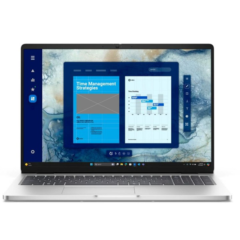 Laptop Dell Pro PC16250 16" Intel Core Ultra 7 255U 16GB RAM 512GB SSD Intel Graphics W11 Pro Plateada Teclado Español