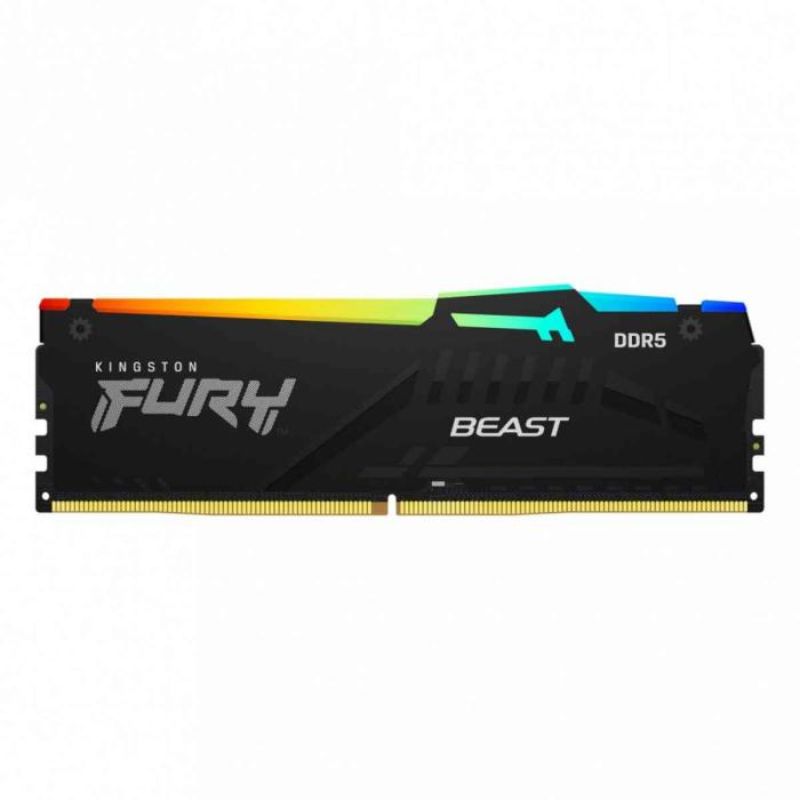 Memoria RAM DDR5 DIMM 8GB Kingston Fury Beast RGB 6000MHz CL36