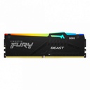 Memoria RAM DDR5 DIMM 8GB Kingston Fury Beast RGB 6000MHz CL36