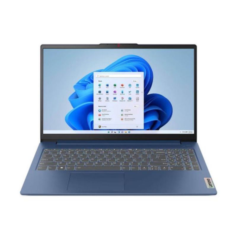 Laptop Lenovo IdeaPad Slim 3 15.6" Ryzen 5 7520U 8GB RAM 512GB SSD Azul Escarcha W11 Home Teclado Español