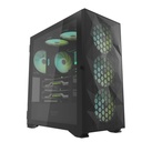 Case Gaming DarkFlash DLX21 Mesh V3 Media Torre Vidrio Templado E-ATX Negro