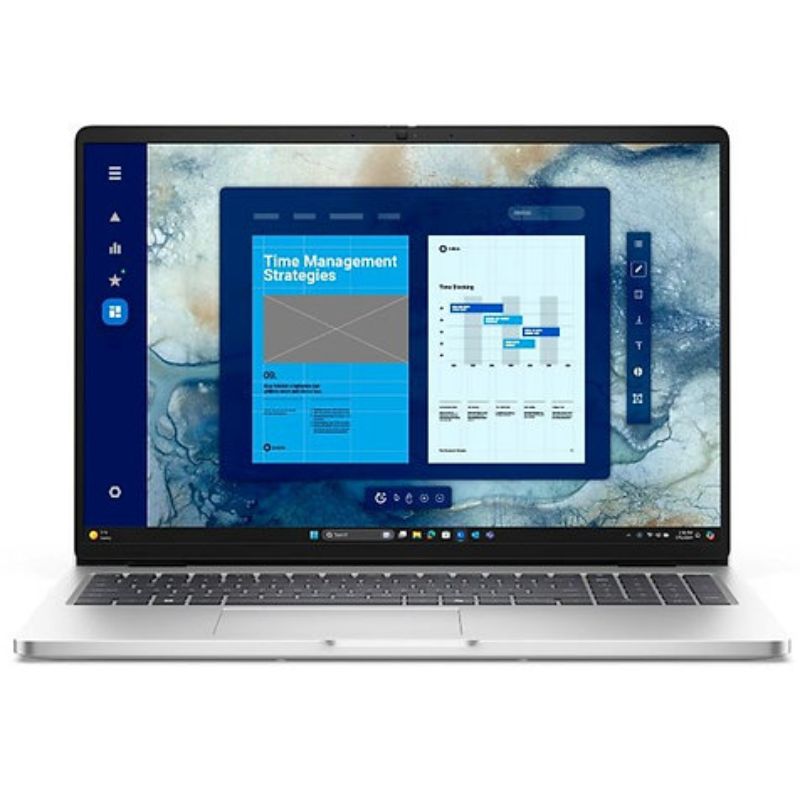 Laptop Dell Pro PC16250 16" Intel Core Ultra 5 235U 16GB RAM 512GB SSD Intel Graphics W11 Pro Plateada Teclado Español