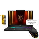 Laptop MSI Cyborg 15 15.6" Intel Core 7 240H 16GB RAM 512GB SSD RTX 5060 8GB W11 Home Negro Teclado Ingles