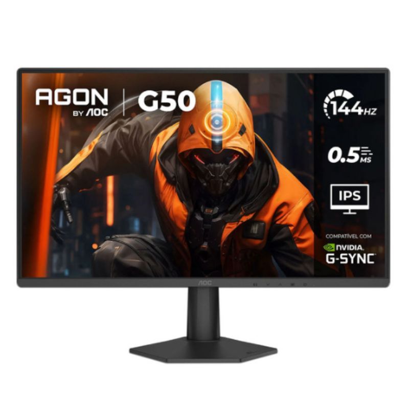 Monitor 24" IPS AOC 24G50F FHD 1920x1080 144Hz HDMI DP