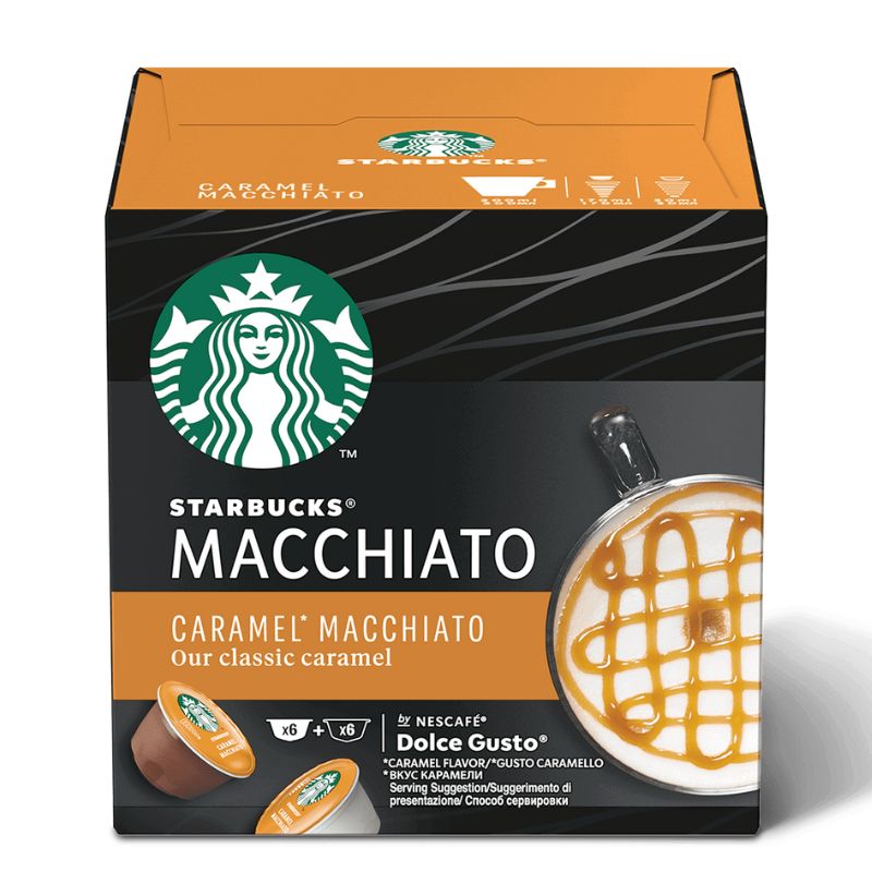 Cápsulas Starbucks Latte Caramel para Nescafé Dolce Gusto