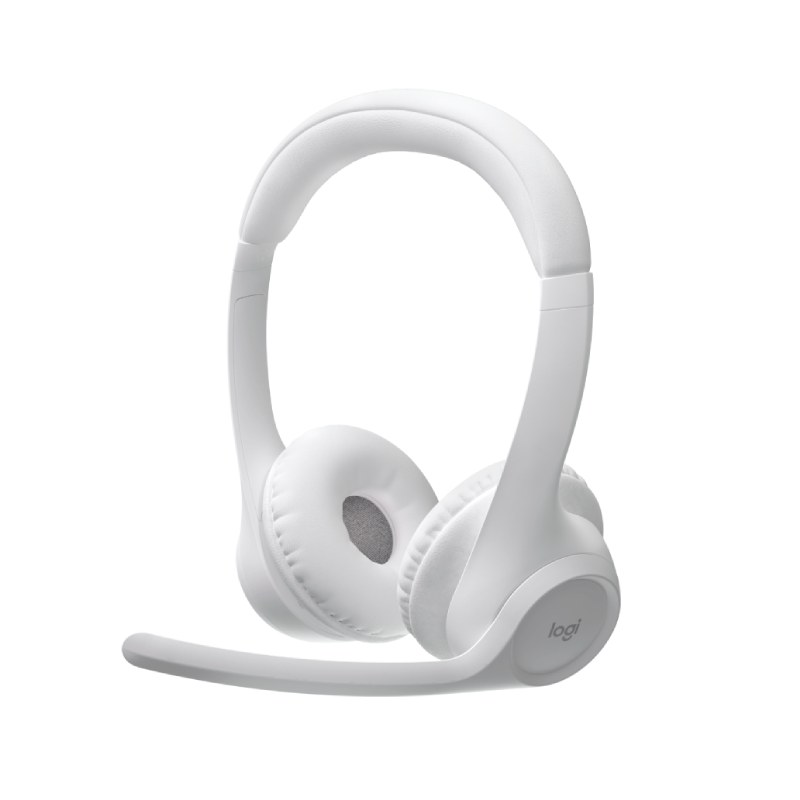 Audífonos Tipo Headset Logitech Zone 300 Inalámbricos con Micrófono Blanco