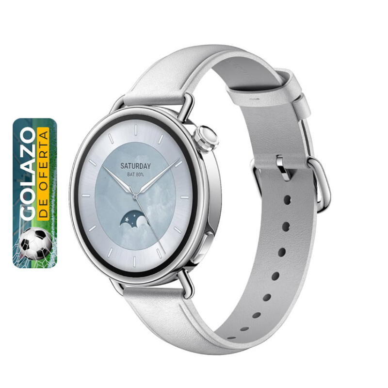 SmartWatch Xiaomi Watch S4 41mm Correa de Cuero Blanco