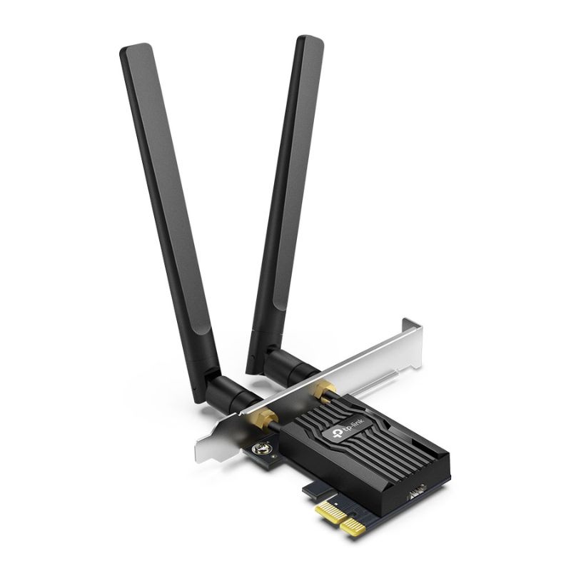 Tarjeta de Red PCIe Wi-Fi Tp-Link Archer TX55E AX3000 Doble Banda 574-2402 Mbps Bluetooth 5.2
