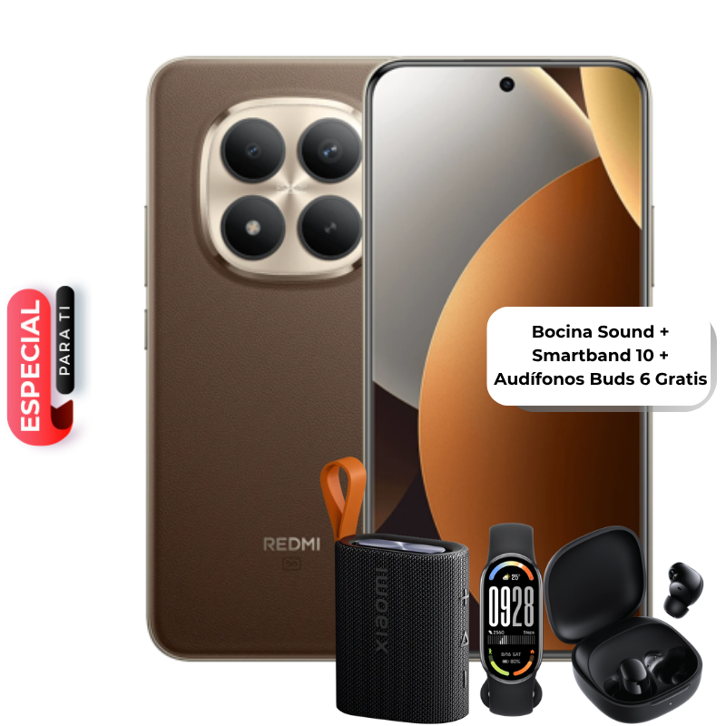 Celular Xiaomi Redmi Note 15 Pro+ 5G US 512GB 12GB RAM Dual SIM Cafe Mocha