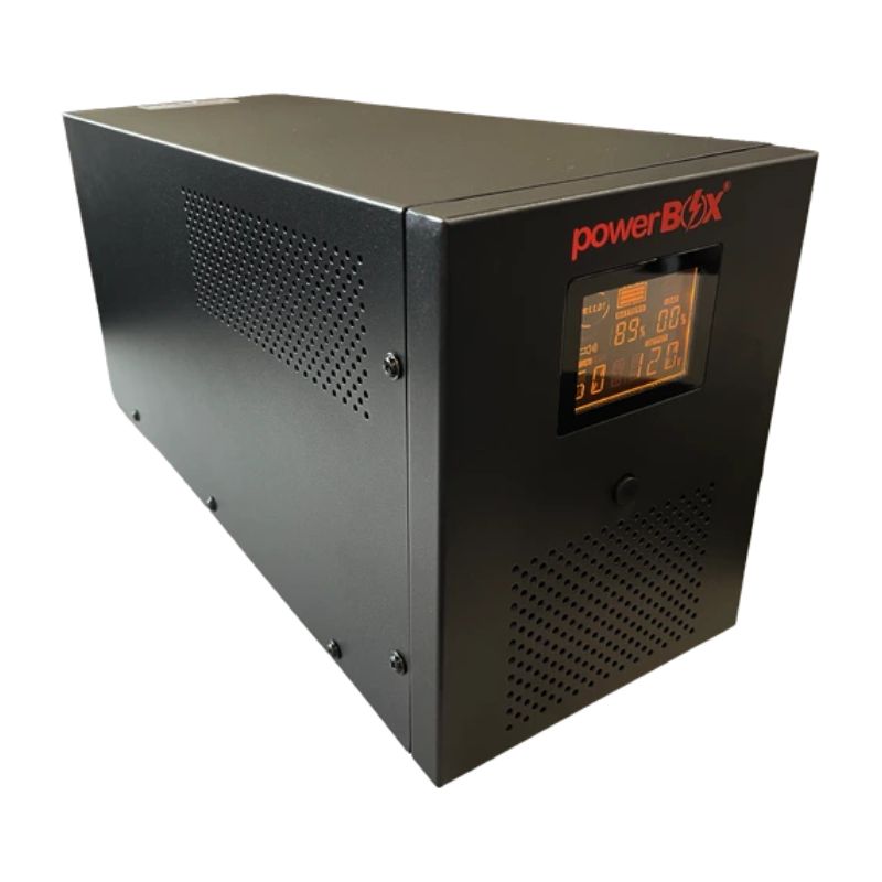 UPS 3000VA PowerBox PBR3000 1800W 6 Tomas LCD