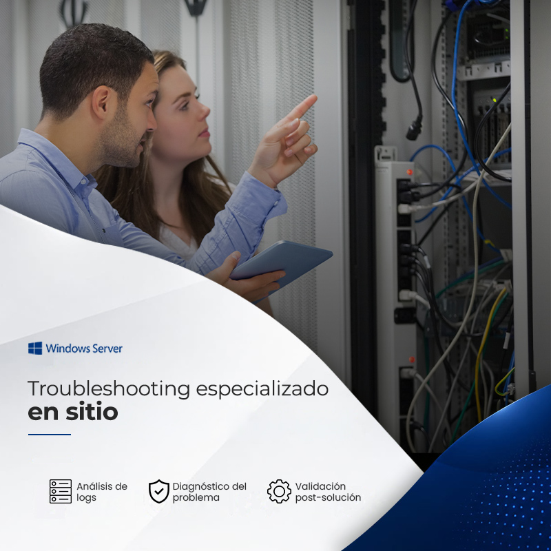 Troubleshooting Especializado en Sitio