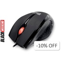 Mouse Alámbrico Klip Xtreme Ebony Óptico 800DPI Negro