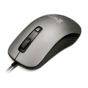 Mouse Alámbrico Klip Xtreme Shadow Óptico 1600DPI Gris