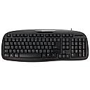 Teclado Alámbrico USB Klip Xtreme Stylus Español Waterproof Negro