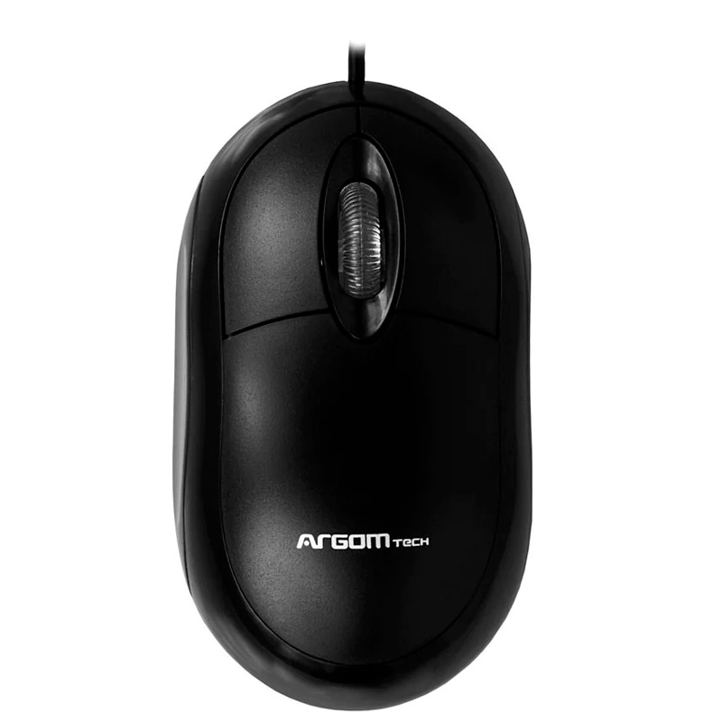 Mouse Alámbrico Óptico Argom Classic 800DPI Negro