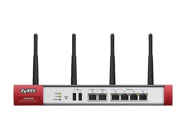 Firewall UTM Zyxel USG60W WiFi con Licencia para 1 año