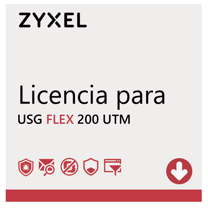 Licencia por 1 año para Zyxel USG FLEX 200 UTM Bundle