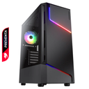 Case Gaming Cougar MX360 RGB Media Torre Vidrio Templado ATX Negro (Sin Fuente)