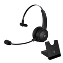 Audífonos tipo Headset Klip Xtreme CrystalCom Pro Bluetooth con Micrófono Negro