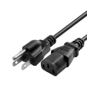 Cable de Poder CA Unno Tekno CB4001BK 6ft Negro