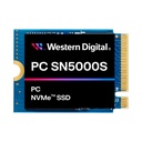 Unidad SSD M.2 2230 512GB Western Digital PC SN5000S PCIe NVMe 6000Mbps