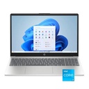 Laptop HP 15-FD0123DX 15.6" Touch i3-1315U 8GB RAM 256GB SSD W11 Home Plateada Teclado Ingles